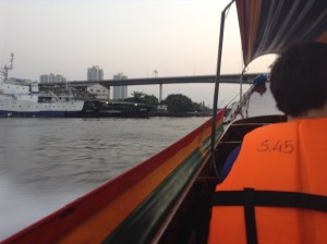 After shopping we took a river boat tour! It was beautiful! Especially once it got dark. All the lights were bright and reflected on the water! Made for great pics! 
