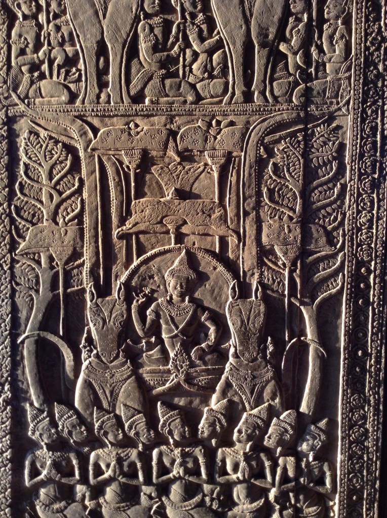 Here's a close up! You can see this is just a tiny piece of walls covered in intricate designs just like this! Amazing!