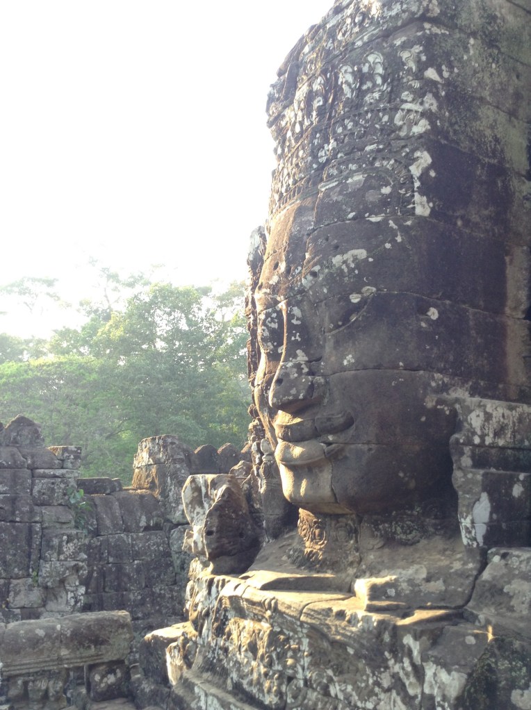 Angkor Wat. I thought this statue was so fascinating.