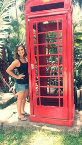 Italian Garden! With a phone box!!!