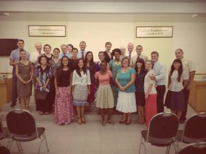 Here's the Russian congregation on the Sunday of the Special Talk!