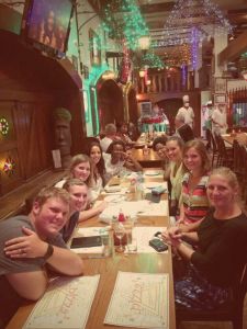 From left: Ryan, Kendra, Angie, Emily, Camille, Alonna, Marikka, Me, Monica, and Ronni the Photographer!