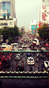 Bangkok traffic! Yuk!